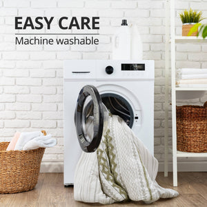 English Elm 3 Pcs King/Cal King Chenille Cotton Comforter Set In Sage/Ivory For Luxurious Bedroom Style B035P319204