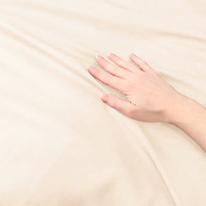 Homeroots Ivory King 100% Cotton 300 Thread Count Washable Duvet Cover Set  Cotton 528537