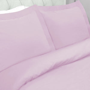 Homeroots Lilac King 100% Cotton 300 Thread Count Washable Duvet Cover Set  Cotton 528538
