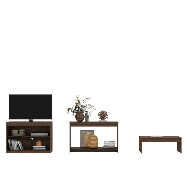 Homeroots 39" Cinnamon Solid Console Table   528804