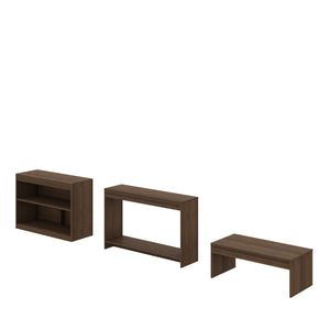 Homeroots 39" Cinnamon Solid Console Table   528804