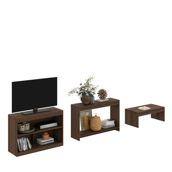 Homeroots 39" Cinnamon Solid Console Table   528804