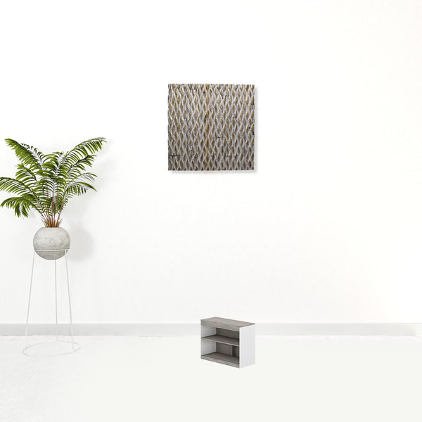 Homeroots 39" Gray And White Solid Console Table   528805