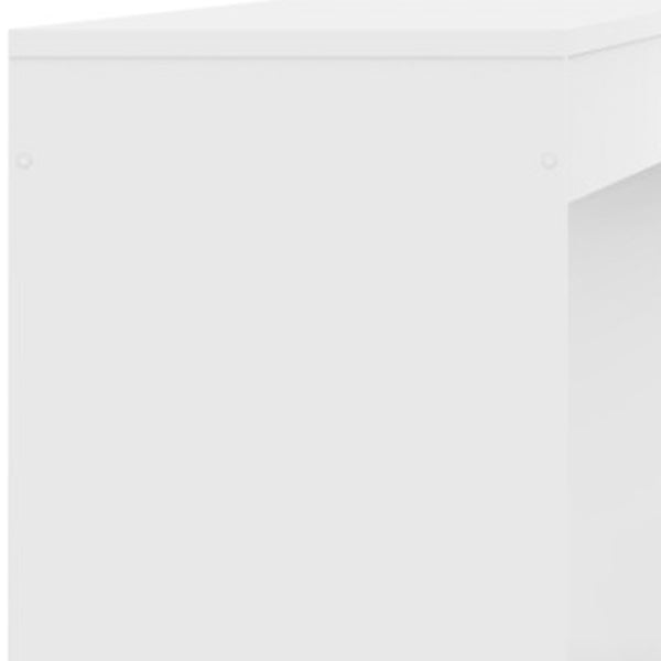 Homeroots Set Of Three 43" White Coffee Table   528807