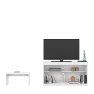 Homeroots 51" White Solid Console Table   528810