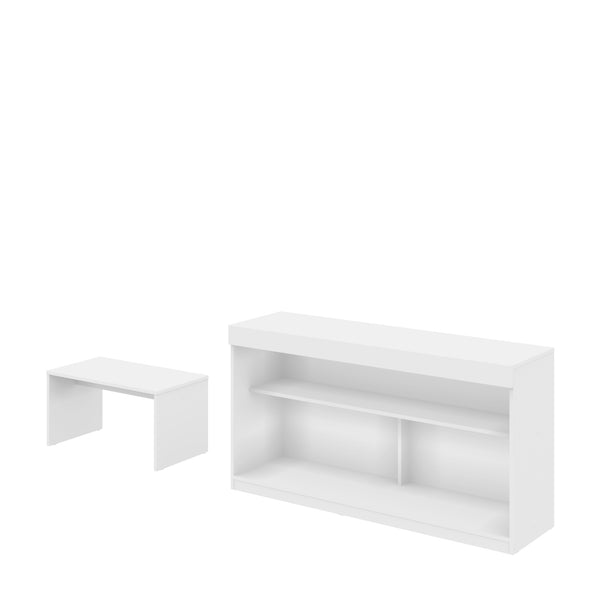 Homeroots 51" White Solid Console Table   528810