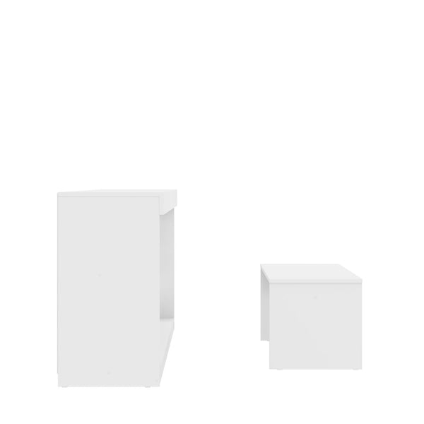 Homeroots 51" White Solid Console Table   528810