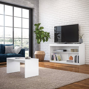 Homeroots 51" White Solid Console Table   528810