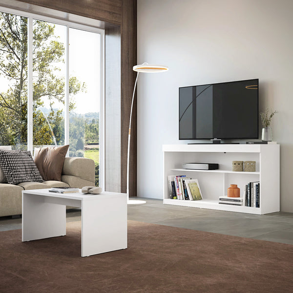 Homeroots 51" White Solid Console Table   528810