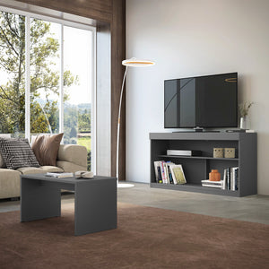 Homeroots 51" Graphite Solid Console Table   528811