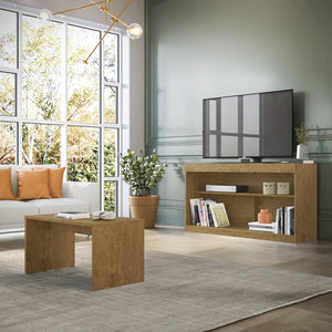 Homeroots 51" Natural Solid Console Table   528813