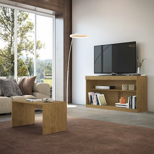 Homeroots 51" Natural Solid Console Table   528813