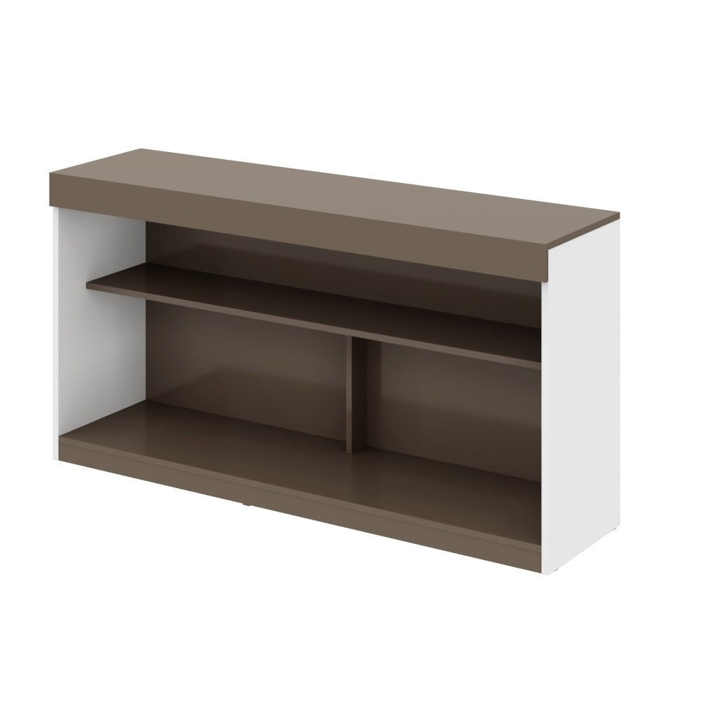 Homeroots 51" Light Gray And White Solid Console Table   528814