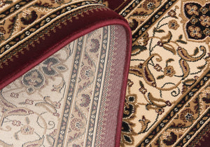 Homeroots 10' X 13' Red And Beige Oriental Distressed Area Rug  Olefin 528823