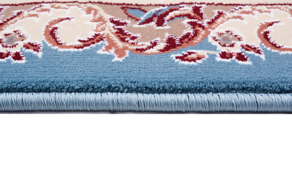 Homeroots 10' X 13' Blue And Ivory Oriental Distressed Area Rug  Olefin 528840