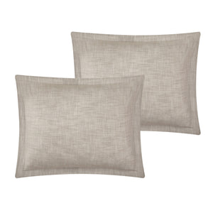 Homeroots Beige Queen 100% Cotton 140 Thread Count Washable Down Comforter Set Beige,Full,Queen Cotton 528866