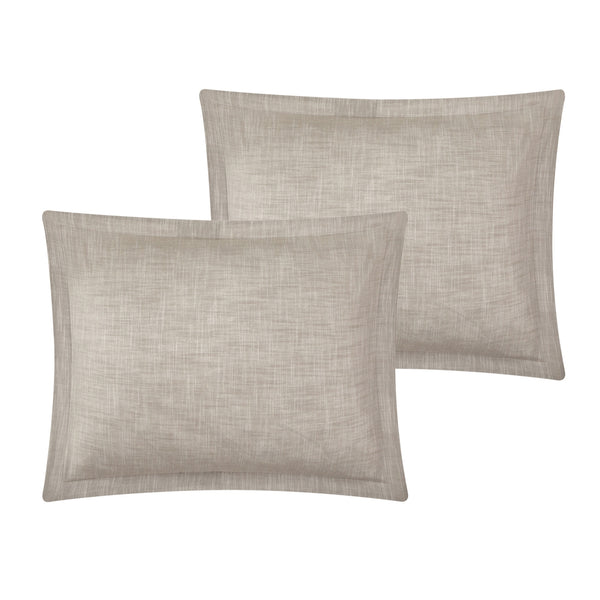 Homeroots Beige Queen 100% Cotton 140 Thread Count Washable Down Comforter Set Beige,Full,Queen Cotton 528866