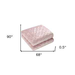 Homeroots Blush Twin Polyester 220 Thread Count Washable Down Comforter Set Blush,Twin,Twin Xl Velvet 528878