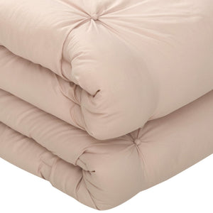 Homeroots Blush King Polyester 180 Thread Count Washable Down Comforter Set Blush,King,California King Polyester 528911