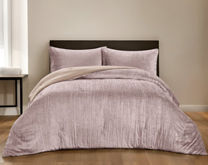 HomeRoots Beige Down Comforter Set - Lightweight, Breathable, and Washable for Year-Round Comfort and Style Blush, King/California King King/California King 528940
