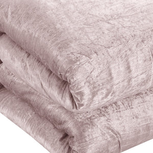 HomeRoots Beige Down Comforter Set - Lightweight, Breathable, and Washable for Year-Round Comfort and Style Blush, King/California King King/California King 528940