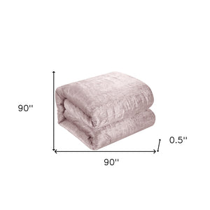 HomeRoots Beige Down Comforter Set - Lightweight, Breathable, and Washable for Year-Round Comfort and Style Blush, Full/Queen Full/Queen 528941