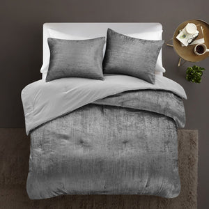HomeRoots Beige Down Comforter Set - Lightweight, Breathable, and Washable for Year-Round Comfort and Style Dark Grey, Full/Queen Full/Queen 528943