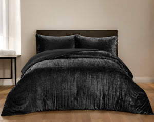 HomeRoots Beige Down Comforter Set - Lightweight, Breathable, and Washable for Year-Round Comfort and Style Black, Full/Queen Full/Queen 528953