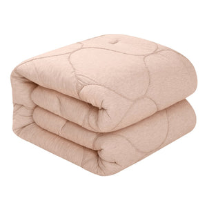 HomeRoots Blush Comforter Set - Luxurious Down Filled Polyester for Year-Round Warmth and Easy Care Blush, King/California King King/California King 528979