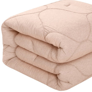 HomeRoots Blush Comforter Set - Luxurious Down Filled Polyester for Year-Round Warmth and Easy Care Blush, King/California King King/California King 528979