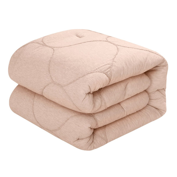 HomeRoots Blush Comforter Set - Luxurious Down Filled Polyester for Year-Round Warmth and Easy Care Blush, King/California King King/California King 528979
