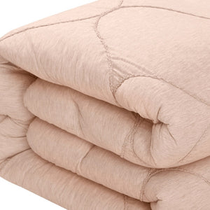 HomeRoots Blush Comforter Set - Luxurious Down Filled Polyester for Year-Round Warmth and Easy Care Blush, Full/Queen Full/Queen 528980