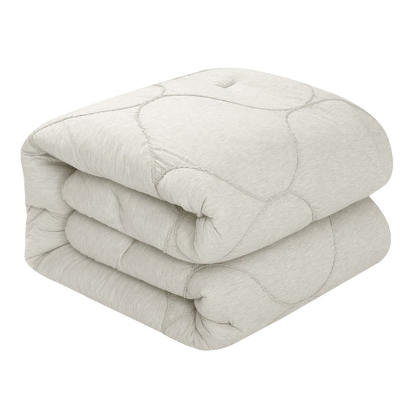 HomeRoots Blush Comforter Set - Luxurious Down Filled Polyester for Year-Round Warmth and Easy Care White, King/California King King/California King 528988
