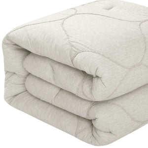 HomeRoots Blush Comforter Set - Luxurious Down Filled Polyester for Year-Round Warmth and Easy Care White, King/California King King/California King 528988