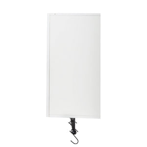 English Elm Bathroom Wall Cabinet with Adjustable Shelf, Towel Bar, 5 Hooks, Space-Saving Over-Toilet Storage, White W331P281277