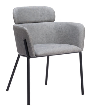 Bremor Dining Chair - Set of 2 Slate Gray 110171 Zuo Modern