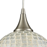 Fusion 8'' Wide 1-Light Mini Pendant - Satin Nickel 529-1SLV Elk Lighting