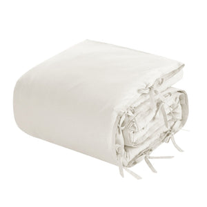 HomeRoots Beige Luxurious Linen Duvet Cover Set - Breathable Comfort, Easy Care & Stylish Modern Design Ivory, King/California King King/California King 529003