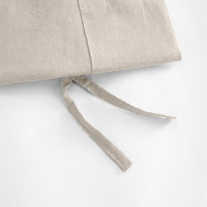 Homeroots Beige King 100% Cotton 140 Thread Count Washable Duvet Cover Set Beige,King,California King Cotton 529009