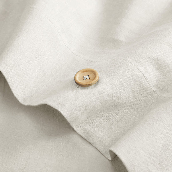 Homeroots Ivory King 100% Cotton 180 Thread Count Washable Duvet Cover Set Ivory,King,California King Cotton 529013