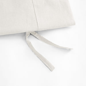 Homeroots Ivory King 100% Cotton 180 Thread Count Washable Duvet Cover Set Ivory,King,California King Cotton 529013