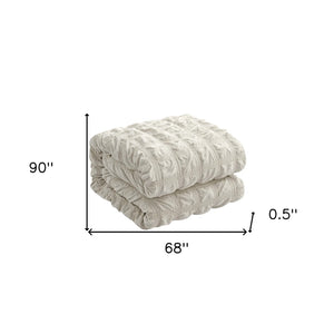 Homeroots Beige Soft Polyester Duvet Cover Set - 180 Thread Count, Washable, Cozy For All Seasons, Durable Design Beige,Twin,Twin Xl Polyester 529021