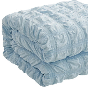 Homeroots Blue King Polyester 180 Thread Count Washable Duvet Cover Set Blue,King,California King Polyester 529025