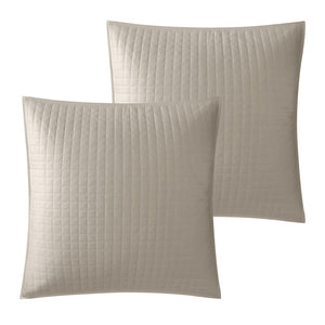 HomeRoots Beige Duvet Cover Set - Luxurious Polyester, Soft 220 Thread Count, Easy Care for Year-Round Comfort Beige, Full/Queen Full/Queen 529035