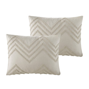 HomeRoots Beige Duvet Cover Set - Soft, Durable Polyester with 180-Thread Count for Year-Round Comfort & Style Beige, King/California King King/California King 529049