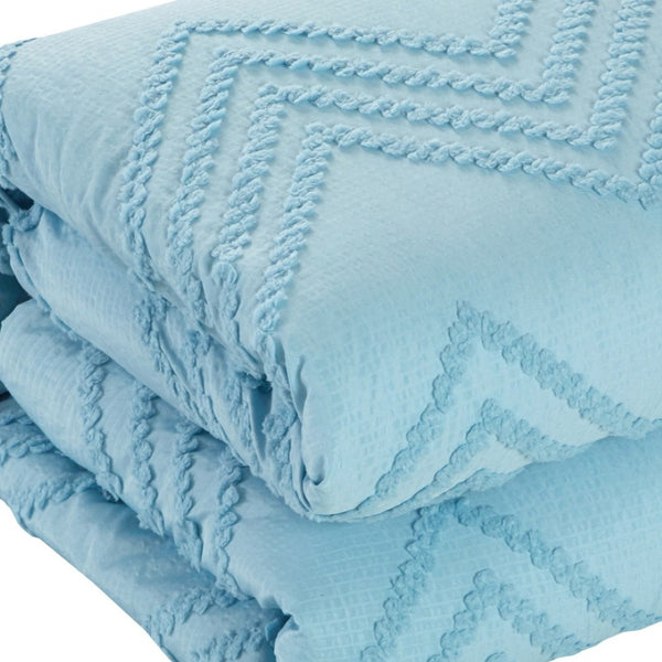 HomeRoots Beige Duvet Cover Set - Soft, Durable Polyester with 180-Thread Count for Year-Round Comfort & Style Blue, King/California King King/California King 529055