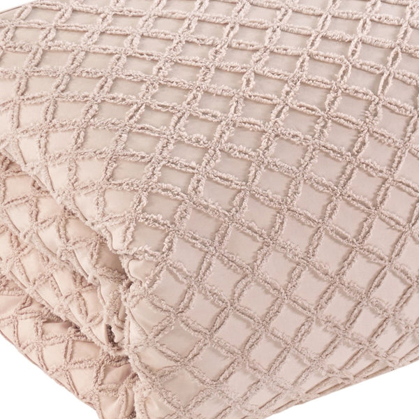 Homeroots Beige Luxurious Polyester 180 Thread Count Washable Duvet Cover Set For Cozy Stylish Bedrooms Blush,Twin,Twin Xl Polyester 529069