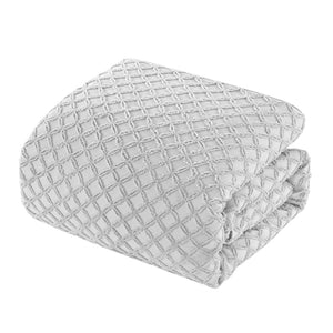 Homeroots Beige Luxurious Polyester 180 Thread Count Washable Duvet Cover Set For Cozy Stylish Bedrooms Grey,Twin,Twin Xl Polyester 529075