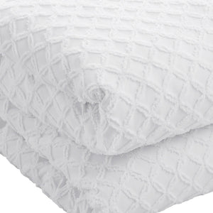 Homeroots Beige Luxurious Polyester 180 Thread Count Washable Duvet Cover Set For Cozy Stylish Bedrooms White,Twin,Twin Xl Polyester 529078