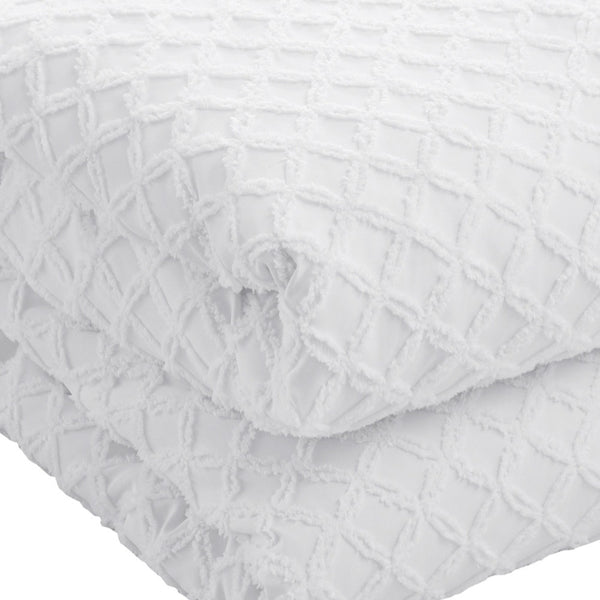 Homeroots Beige Luxurious Polyester 180 Thread Count Washable Duvet Cover Set For Cozy Stylish Bedrooms White,Twin,Twin Xl Polyester 529078